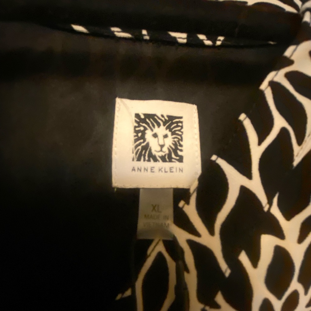 Anne Klein Black and white dress xL